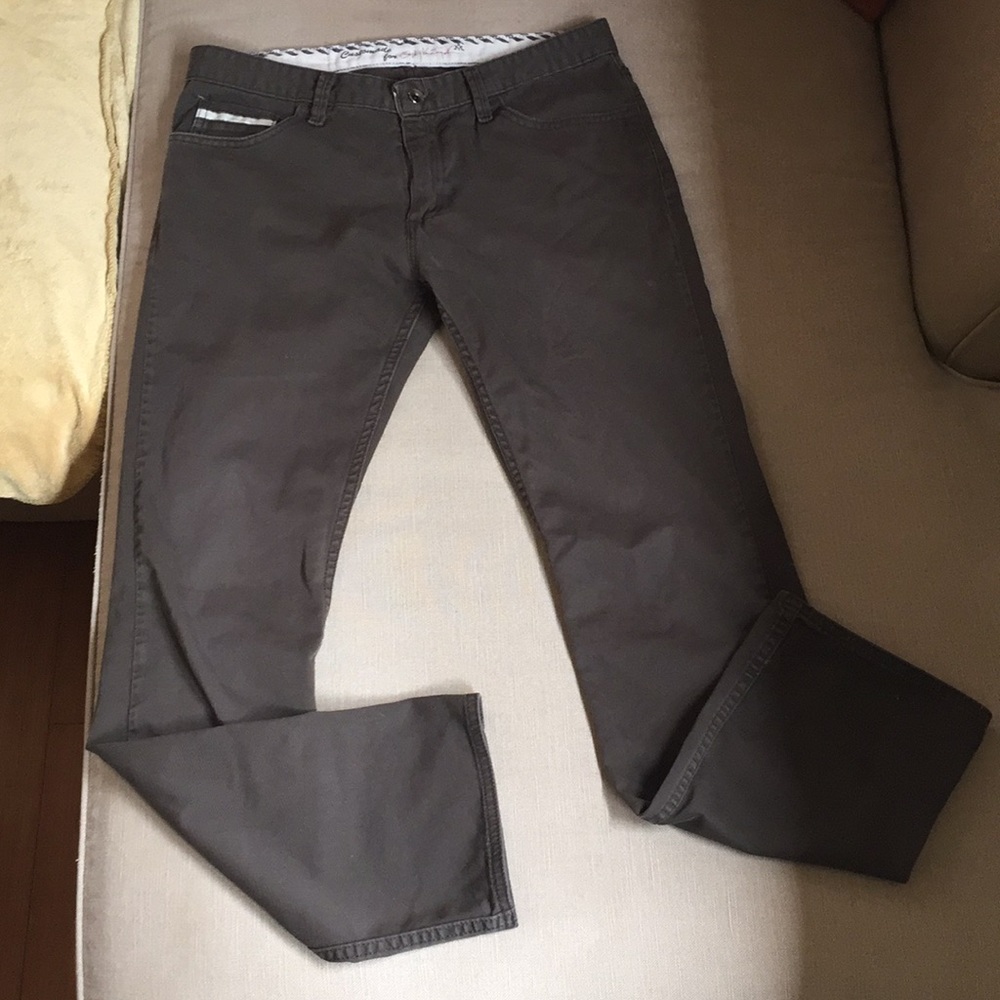 brown vans pants size 32